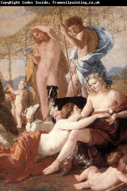 POUSSIN, Nicolas The Empire of Flora (detail) afd